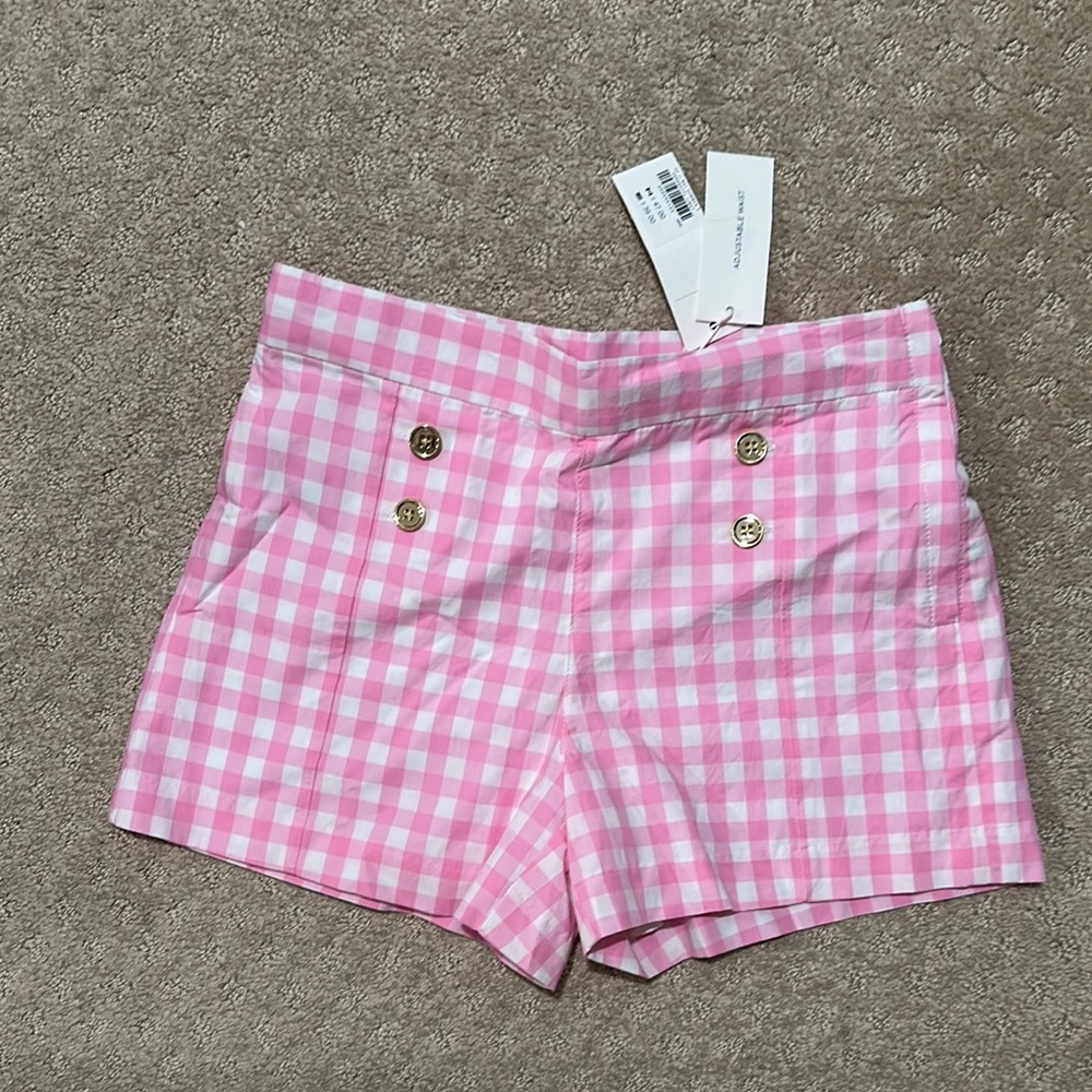 Janie and Jack Pink High Waist Shorts